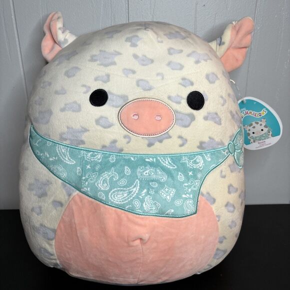 Squishmallows Other - Squishmallows Rosie the Pig 14 inch Stuffed Animal with Bandana With Tags